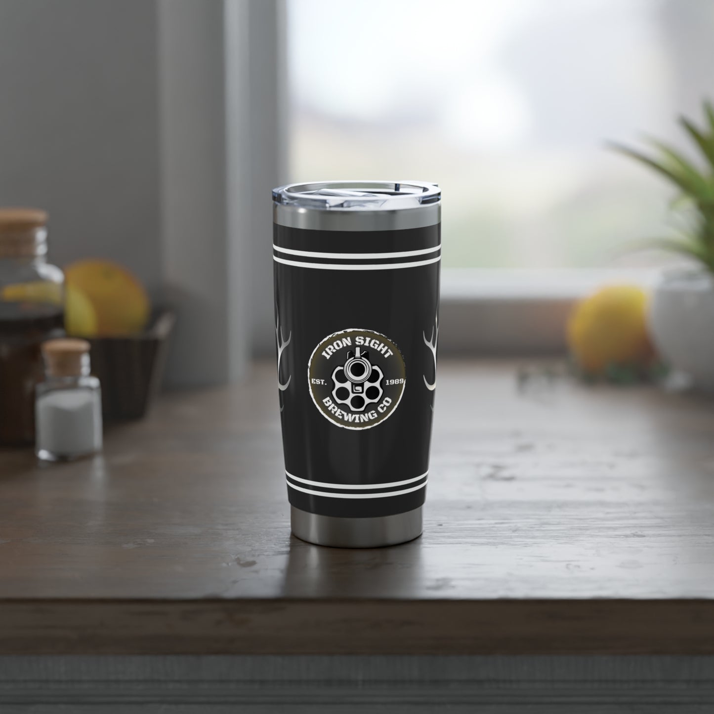 Elk Antler & Iron Sight Tumbler