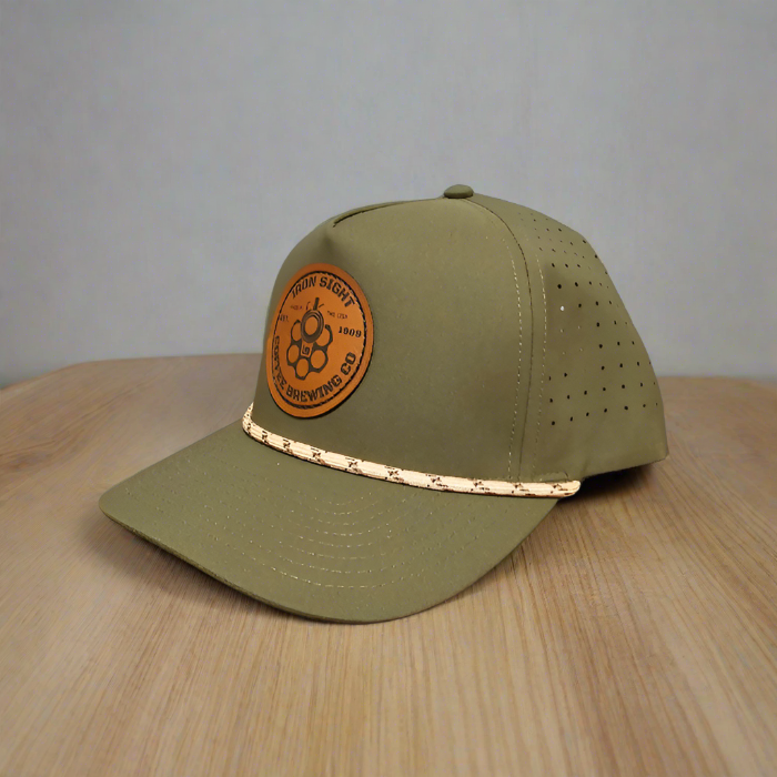 Iron Sight Hat - Leather Patch
